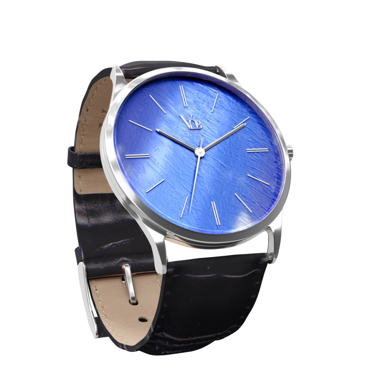 Vanderbilt New York | Analog | Luxury Watches | Blue & Black | Leather Strap | Women | Breakers Collection