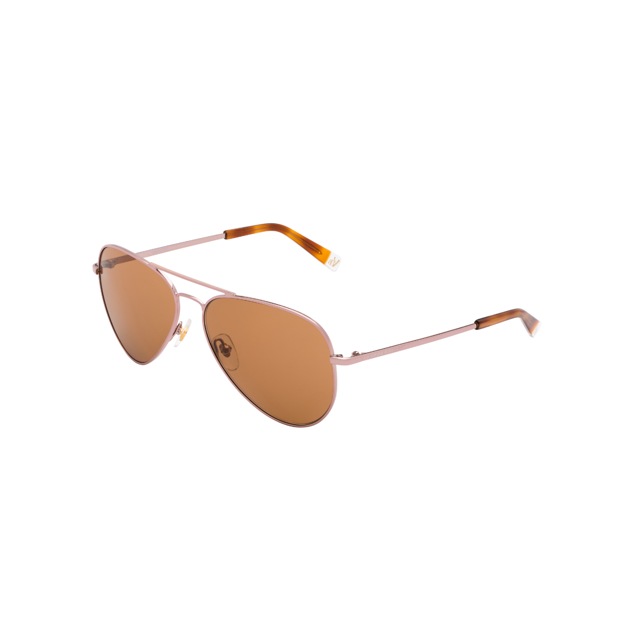 Vanderbilt New York | Aviator | Branded Latest & Stylish Sunglasses | Brown & Rose Gold | UV Protected | Men | Seattle Collection