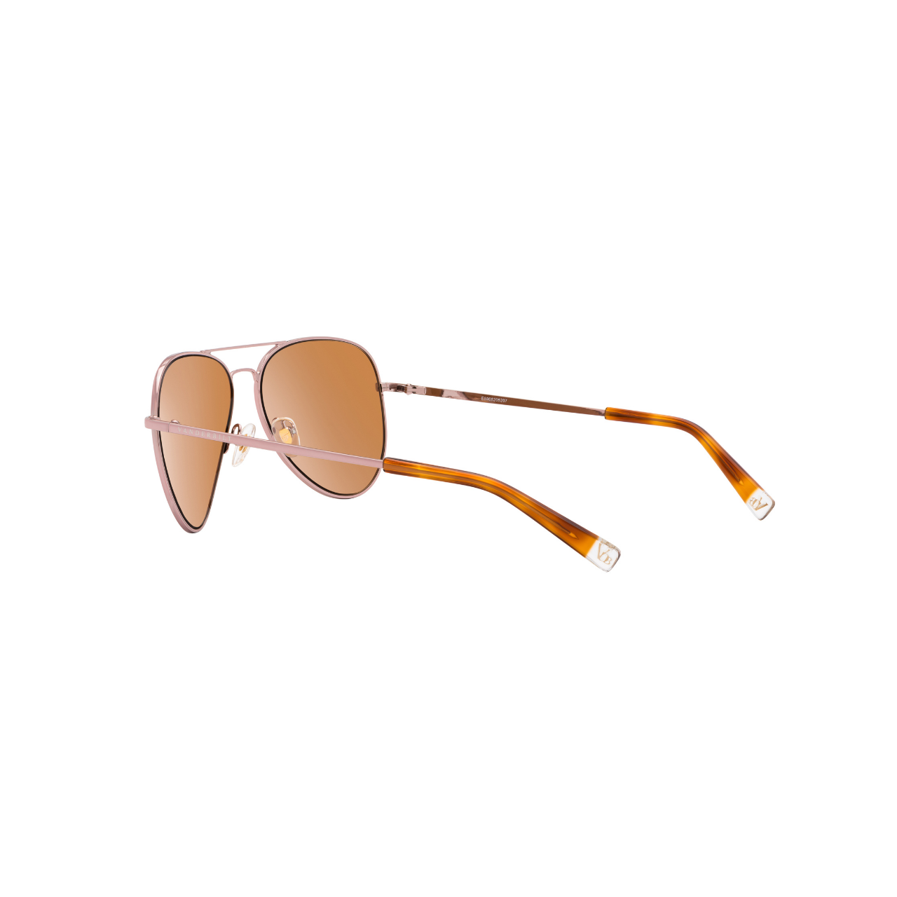 Vanderbilt New York | Aviator | Branded Latest & Stylish Sunglasses | Brown & Rose Gold | UV Protected | Men | Seattle Collection