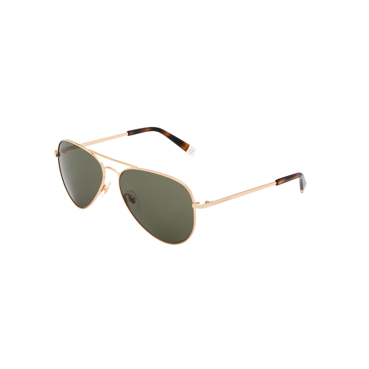 Vanderbilt New York | Aviator | Branded Latest & Stylish Sunglasses | Green & Gold | UV Protected | Men | Seattle Collection