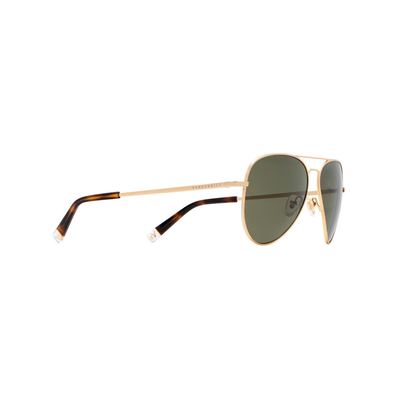 Vanderbilt New York | Aviator | Branded Latest & Stylish Sunglasses | Green & Gold | UV Protected | Men | Seattle Collection