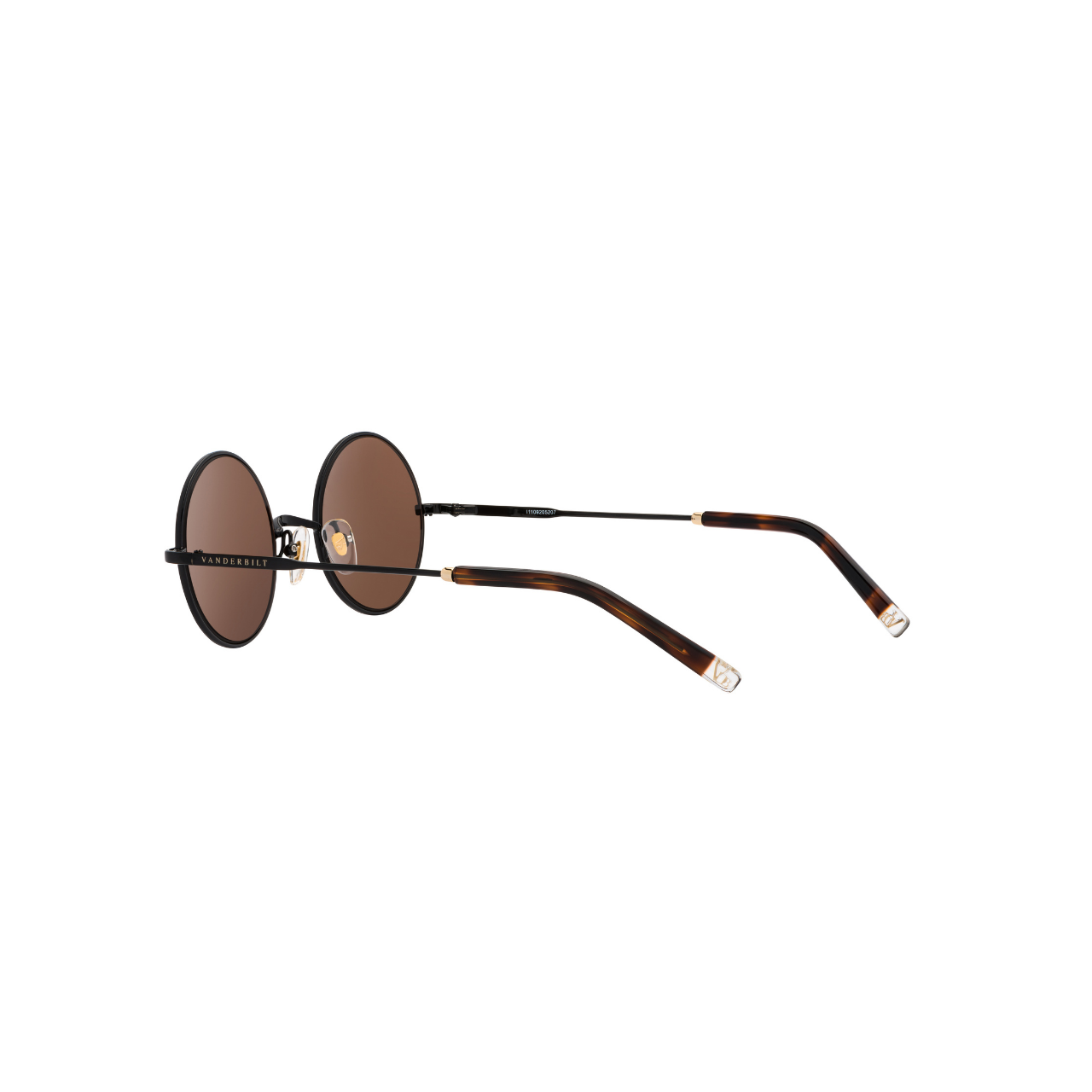 Vanderbilt New York | Round | Branded Latest & Stylish Sunglasses | Brown & Black | UV Protected | Men & Women (Unisex) | Brooklyn Collection