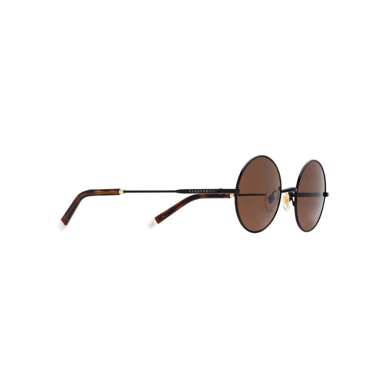 Vanderbilt New York | Round | Branded Latest & Stylish Sunglasses | Brown & Black | UV Protected | Men & Women (Unisex) | Brooklyn Collection