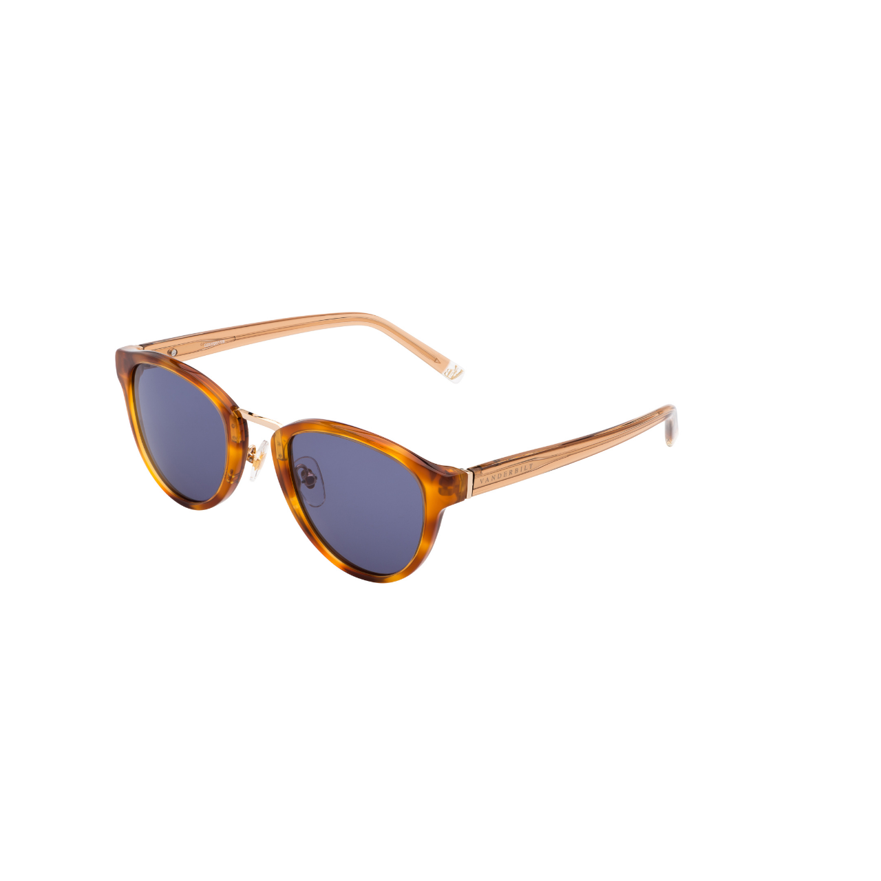 Vanderbilt New York | Oval | Branded Latest & Stylish Sunglasses | Blue & Brown | UV Protected | Men & Women (Unisex) | Las Vegas Collection