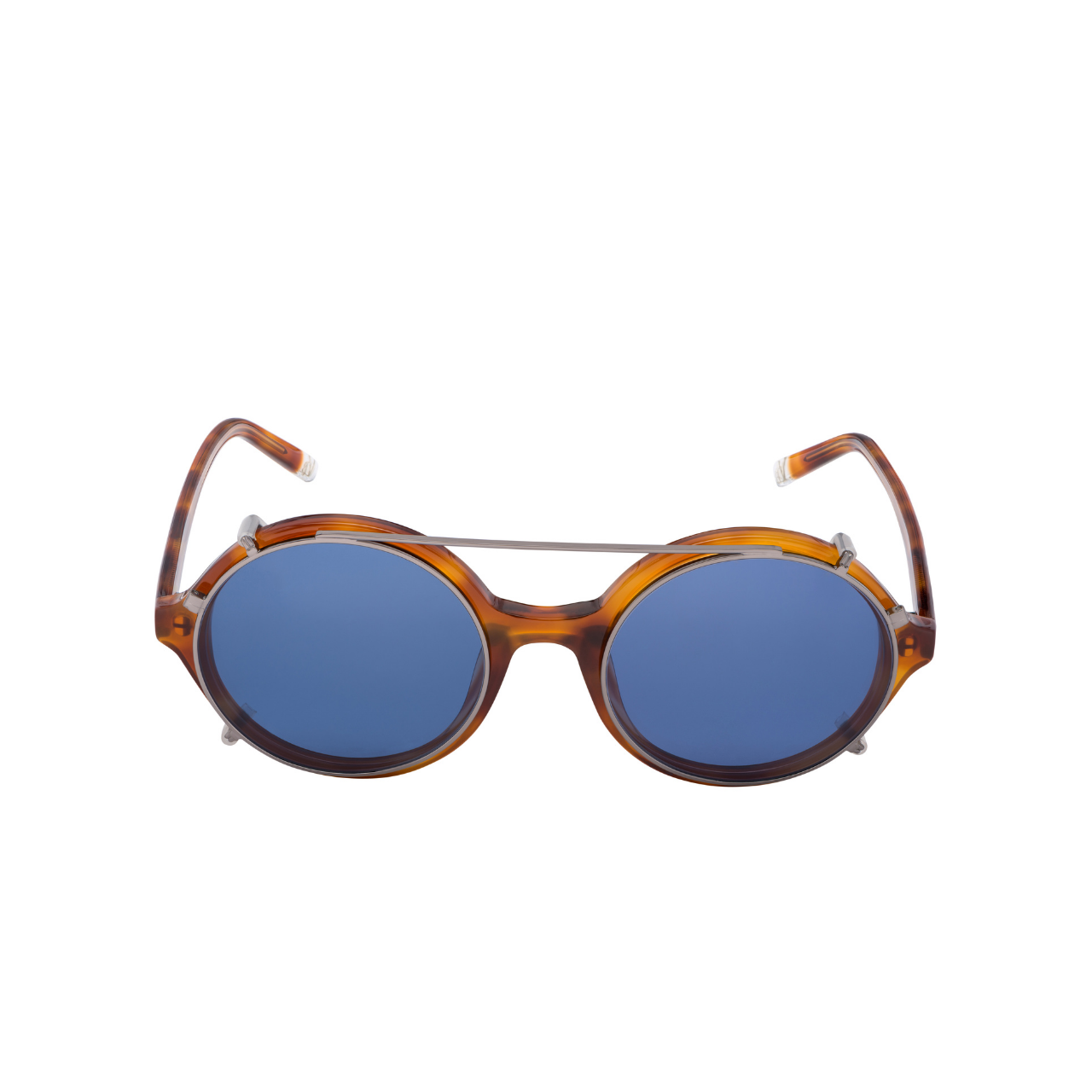 Vanderbilt New York | Round | Branded Latest & Stylish Sunglasses | Blue & Brown | UV Protected | Men  | Phoenix Collection