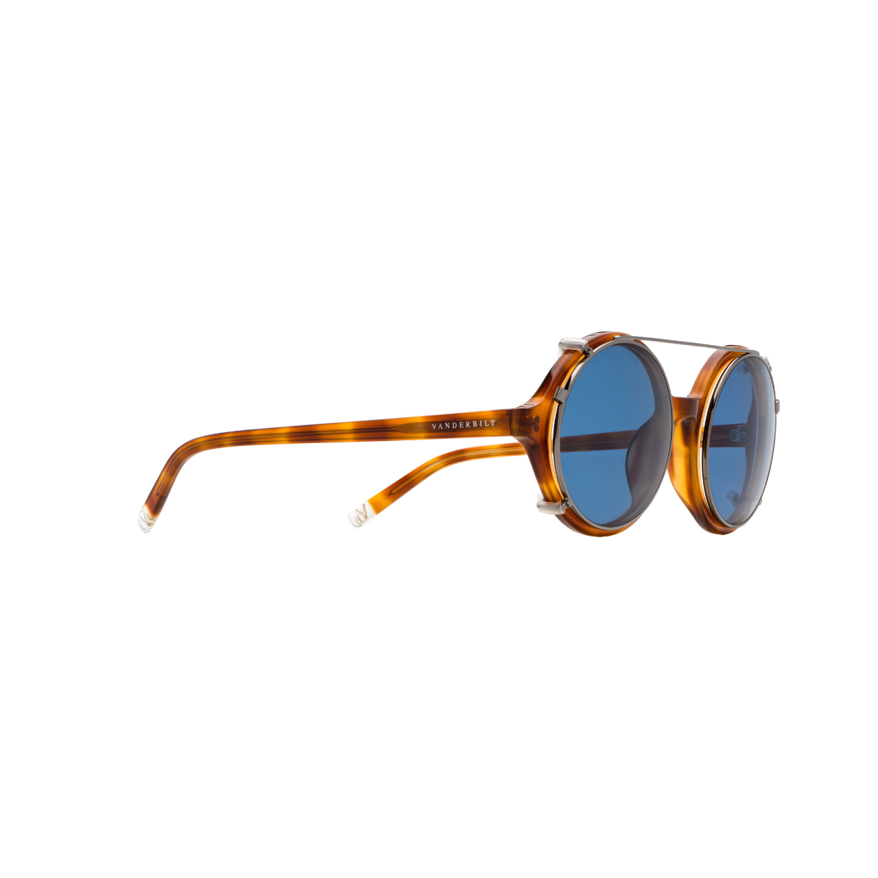 Vanderbilt New York | Round | Branded Latest & Stylish Sunglasses | Blue & Brown | UV Protected | Men  | Phoenix Collection