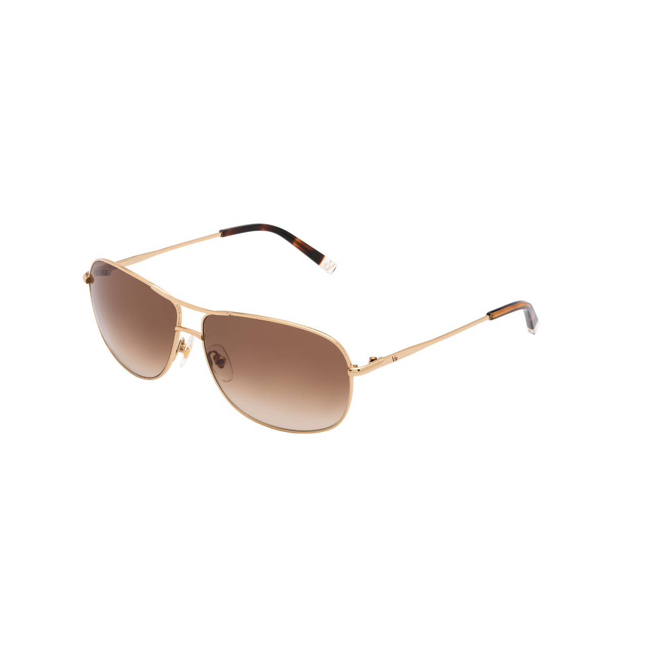 Vanderbilt New York | Aviator Square | Branded Latest & Stylish Sunglasses | Brown & Rose Gold | UV Protected | Men | New York Collection