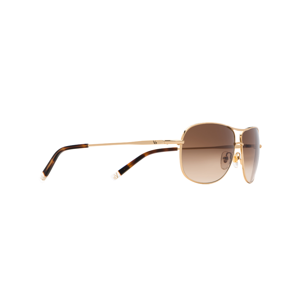 Vanderbilt New York | Aviator Square | Branded Latest & Stylish Sunglasses | Brown & Rose Gold | UV Protected | Men | New York Collection