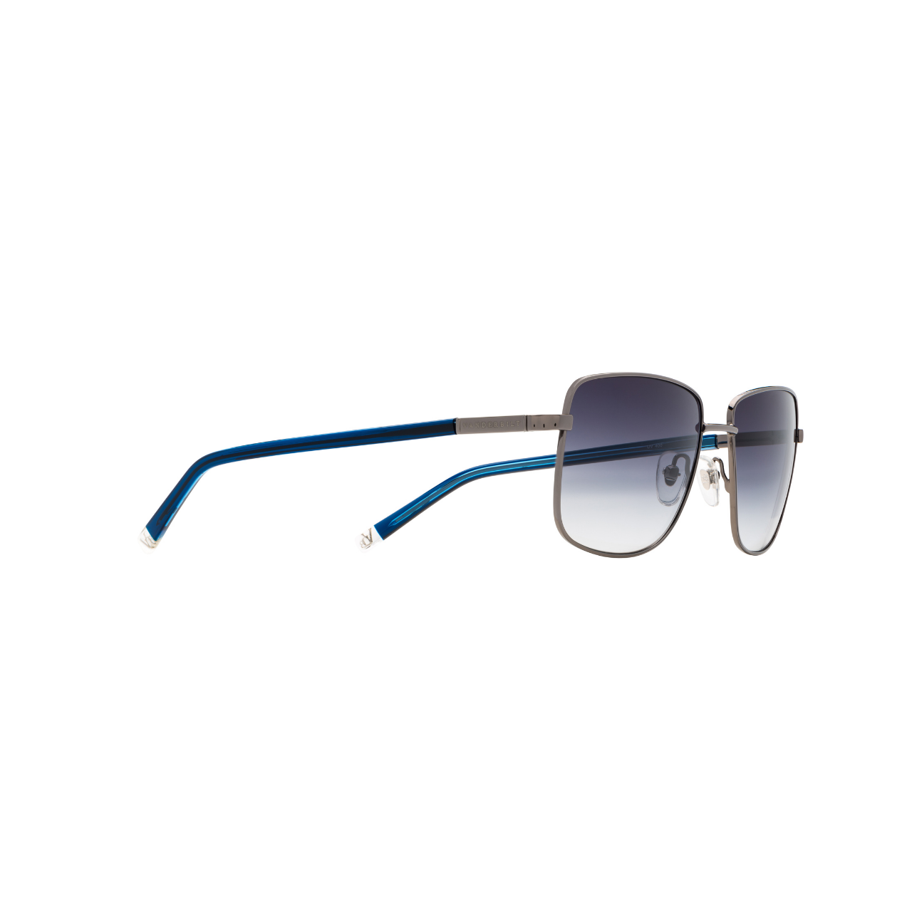 Vanderbilt New York | Aviator Square | Branded Latest & Stylish Sunglasses | Blue & Silver | UV Protected | Men | San Francisco Collection