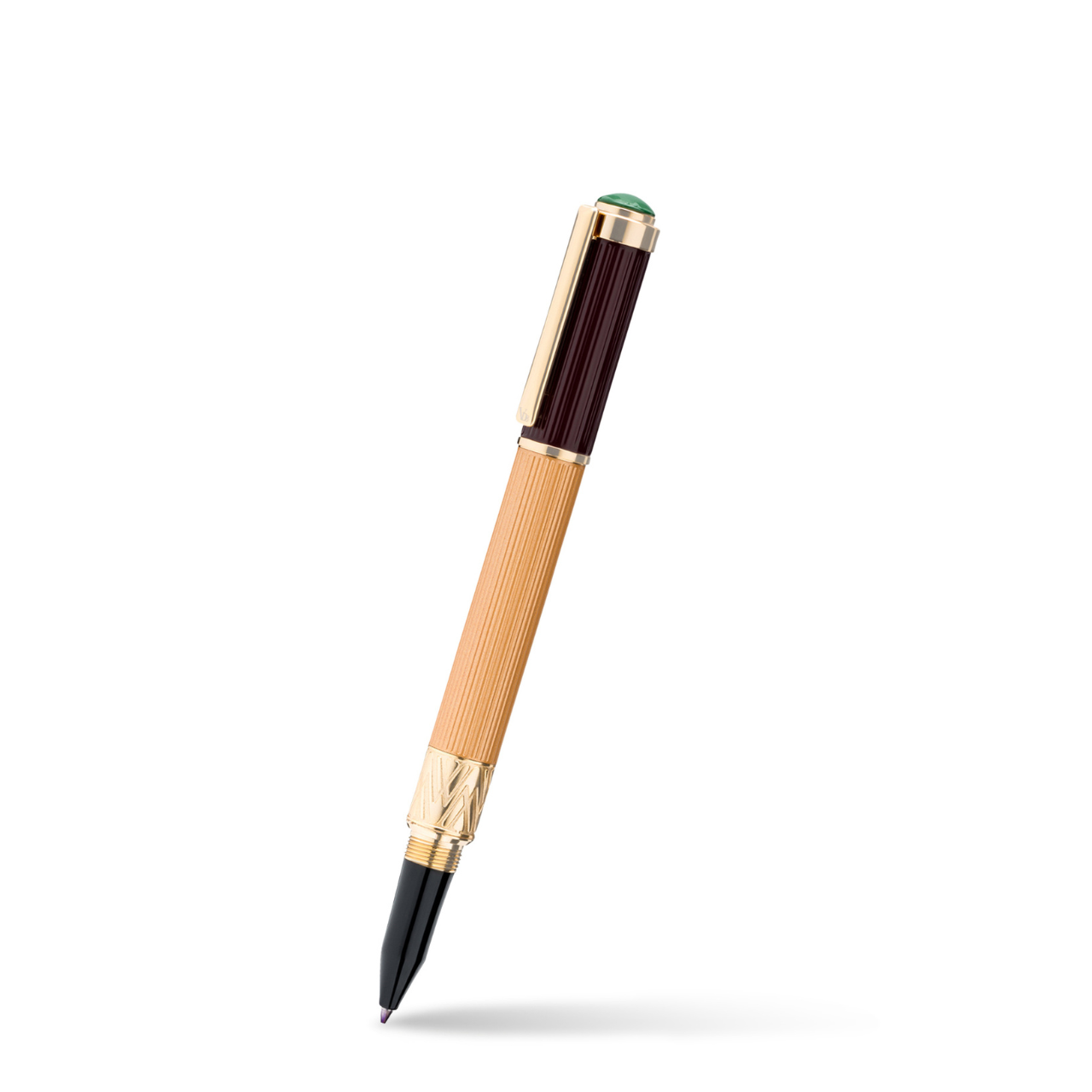 Vanderbilt New York | Roller Ball | Luxury Pens | Beige & Maroon | German Ink | Men & Women | Saratoga Springs Collection