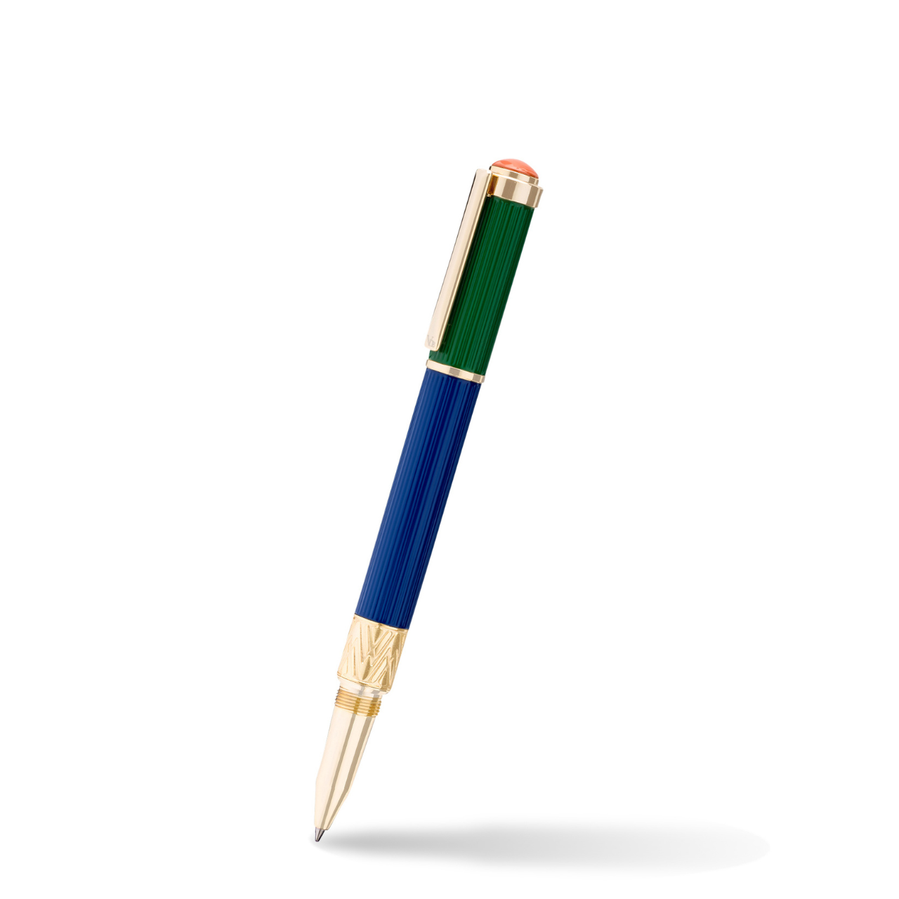 Vanderbilt New York | Roller Ball | Luxury Pens | Blue & Green | German Ink | Men & Women | Saratoga Springs Collection