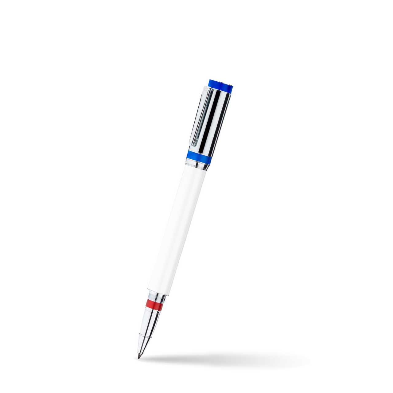 Vanderbilt New York | Roller Ball | Luxury Pens | White & Blue | German Ink | Men & Women | Hyde Park Collection