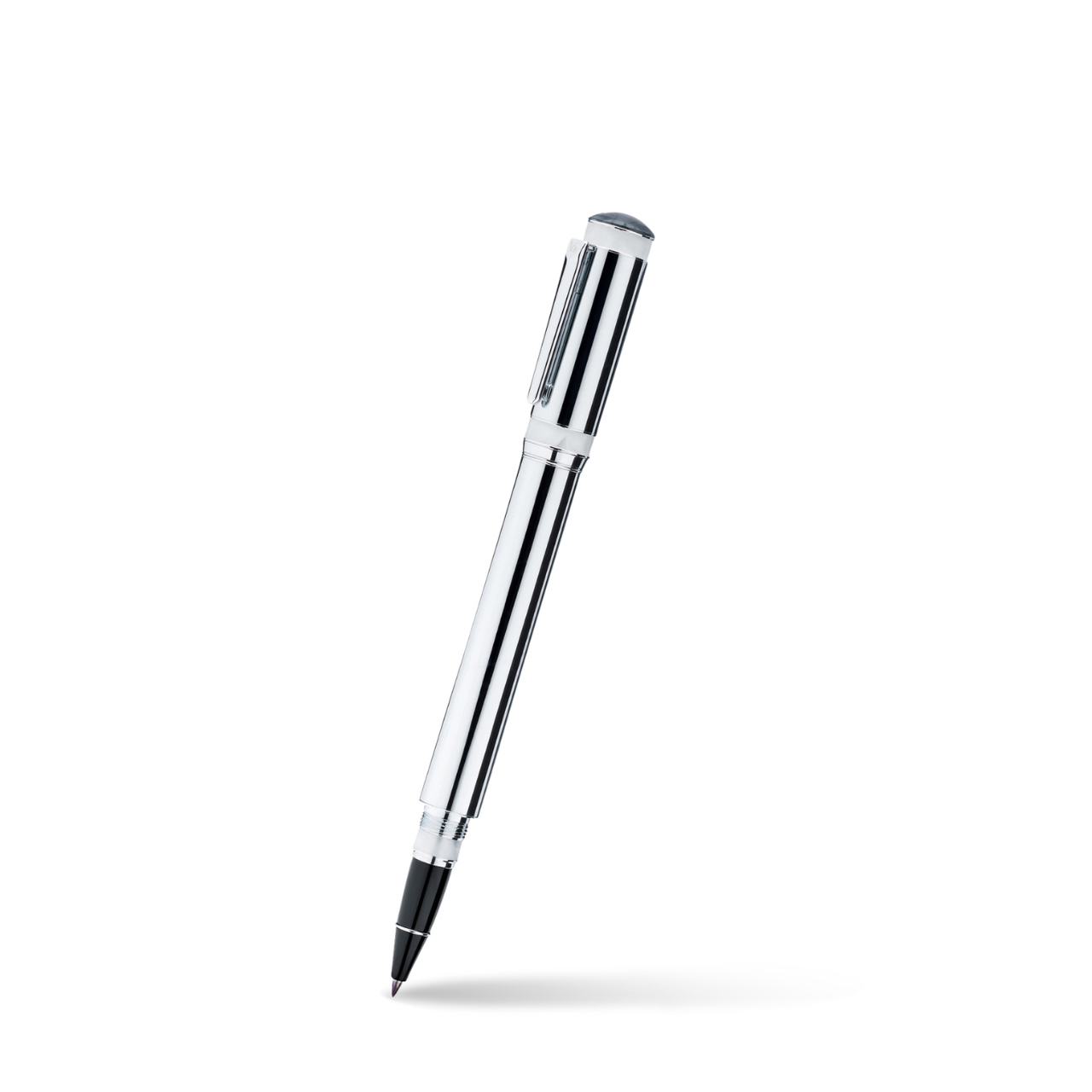 Vanderbilt New York | Roller Ball | Luxury Pens | Silver & White | German Ink | Men & Women | Hyde Park Collection