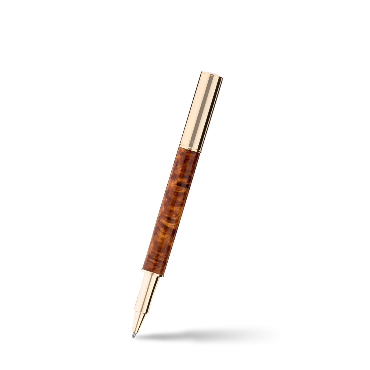 Vanderbilt New York | Roller Ball | Luxury Pens | Brown & Gold | German Ink | Men & Women | Shelborne  Collection