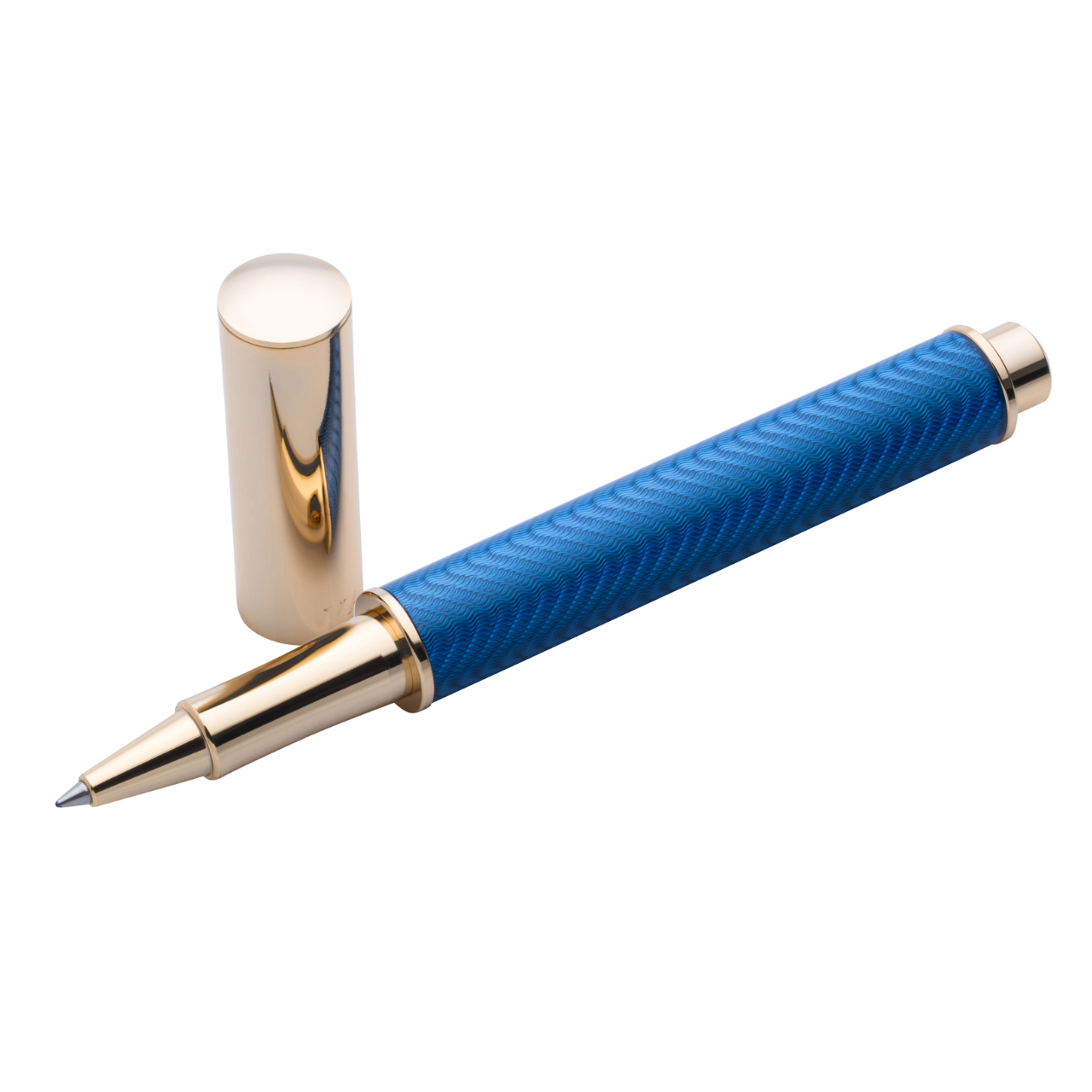 Vanderbilt New York | Roller Ball | Luxury Pens | Blue & Gold | German Ink | Men & Women | GL Shelborne Collection