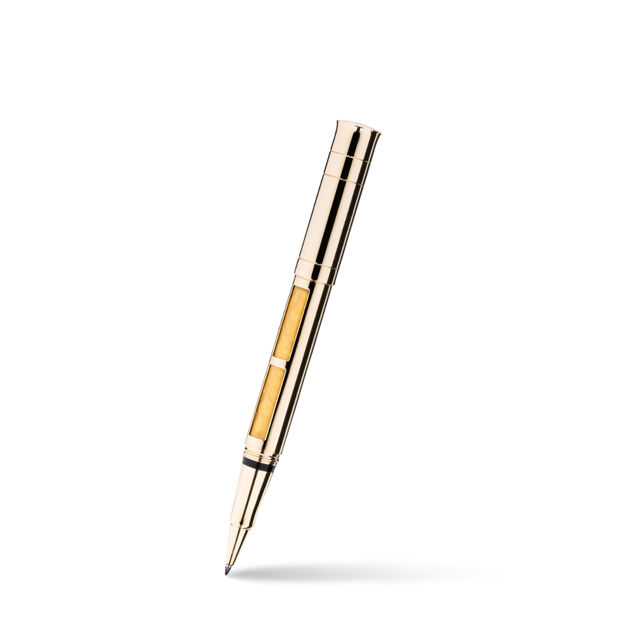 Vanderbilt New York | Roller Ball | Luxury Pens | Yellow & Gold | German Ink | Men & Women | Lakeshore Collection