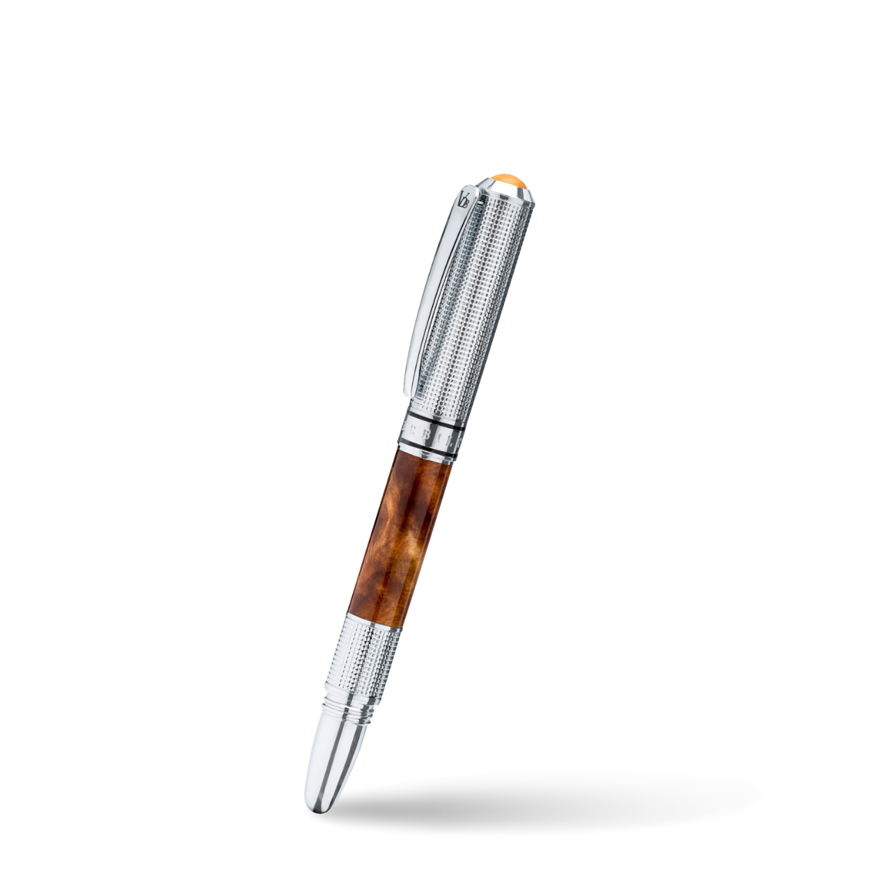 Vanderbilt New York | Roller Ball | Luxury Pens | Brown & Silver | German Ink | Men & Women | Union Club Collection