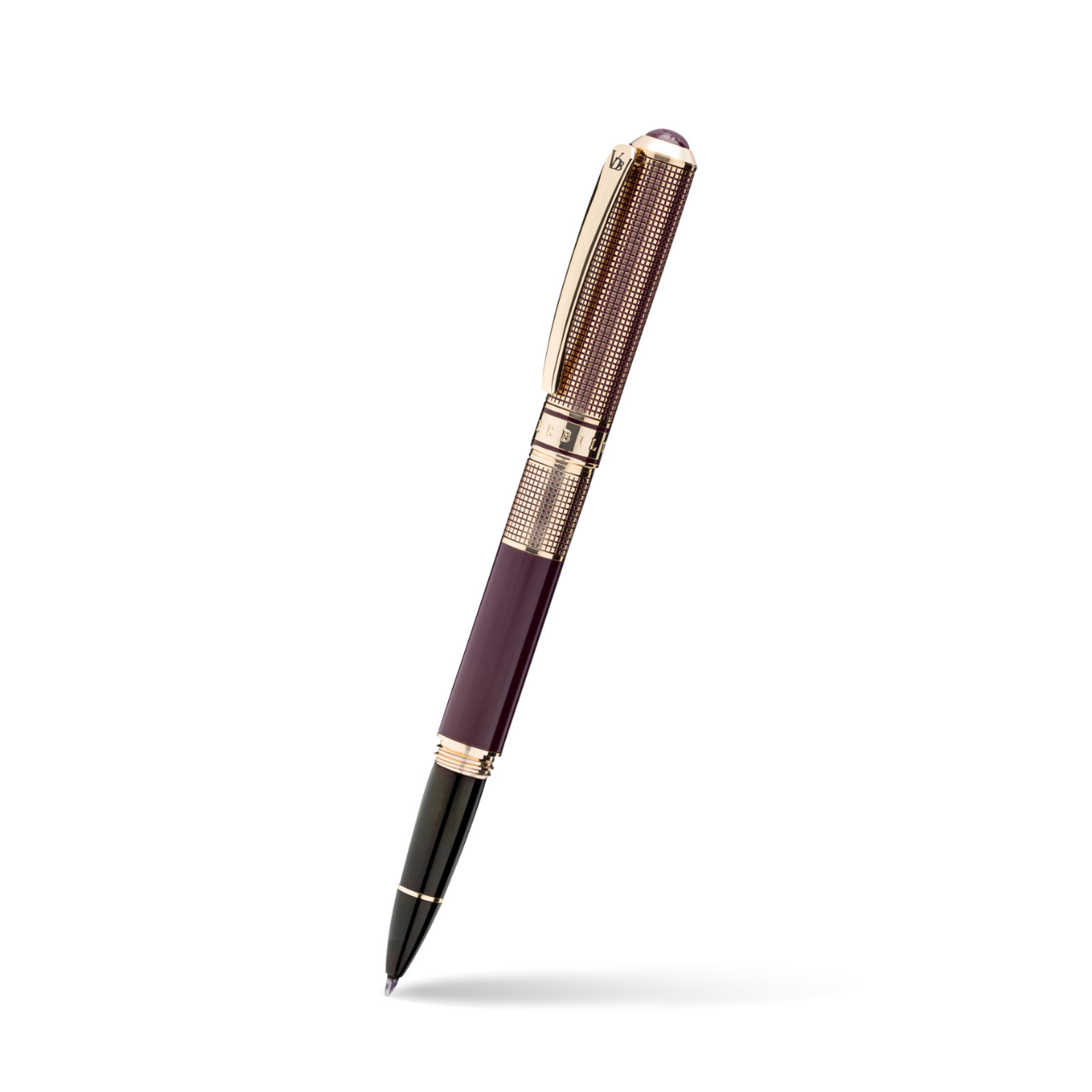 Vanderbilt New York | Roller Ball | Luxury Pens | Burgandy & Gold | German Ink | Men & Women | Union Club Collection