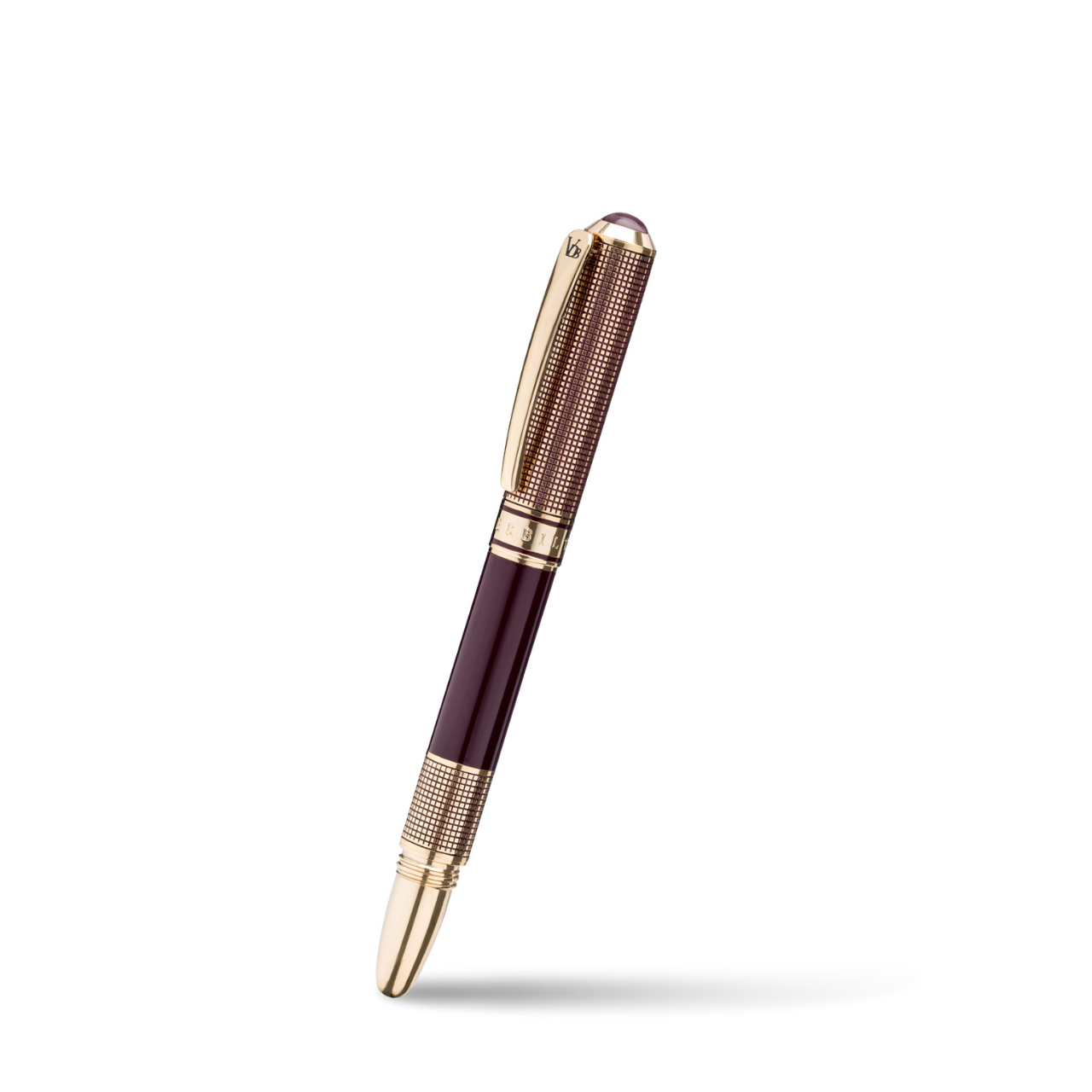 Vanderbilt New York | Roller Ball | Luxury Pens | Burgandy & Gold | German Ink | Men & Women | Union Club Collection