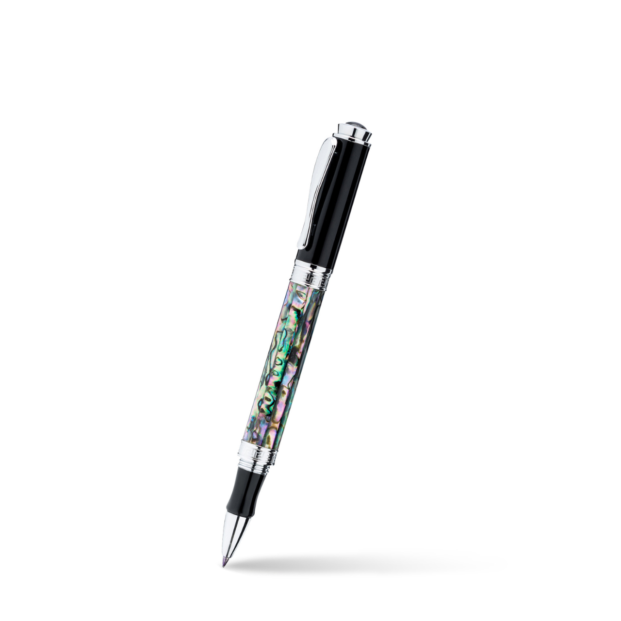 Vanderbilt New York | Roller Ball | Luxury Pens | Abalone & Silver | German Ink | Men & Women | Manhattan Club Collection