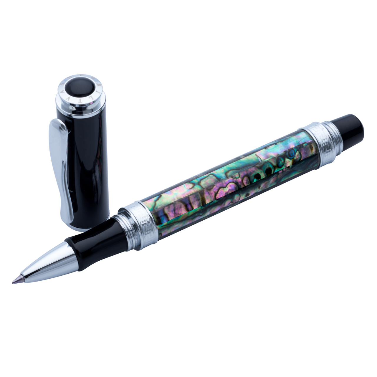 Vanderbilt New York | Roller Ball | Luxury Pens | Abalone & Silver | German Ink | Men & Women | Manhattan Club Collection