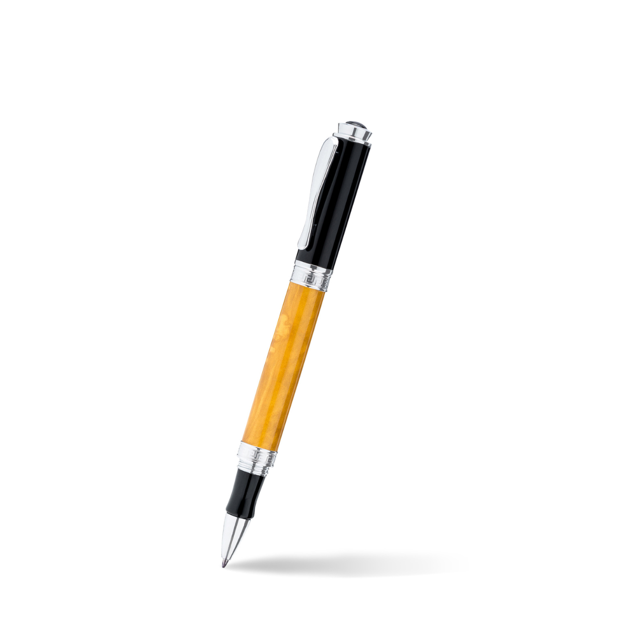 Vanderbilt New York | Roller Ball | Luxury Pens | Yellow & Silver | German Ink | Men & Women | Manhattan Club Collection