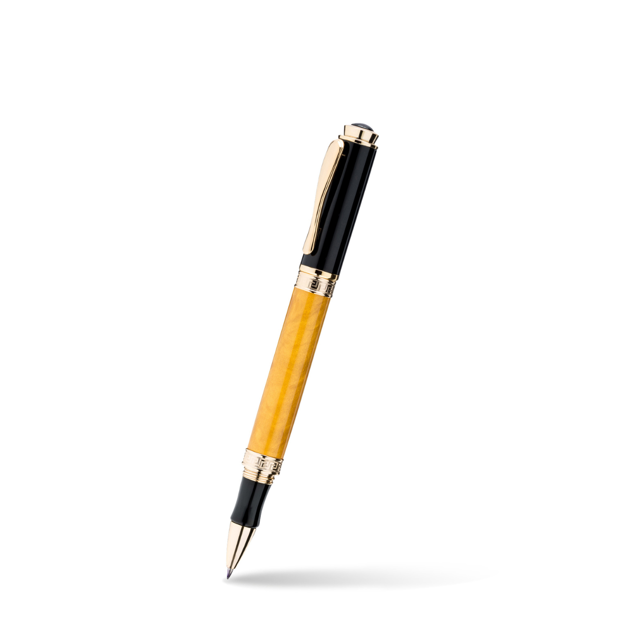 Vanderbilt New York | Roller Ball | Luxury Pens | Yellow & Gold | German Ink | Men & Women | Manhattan Club Collection