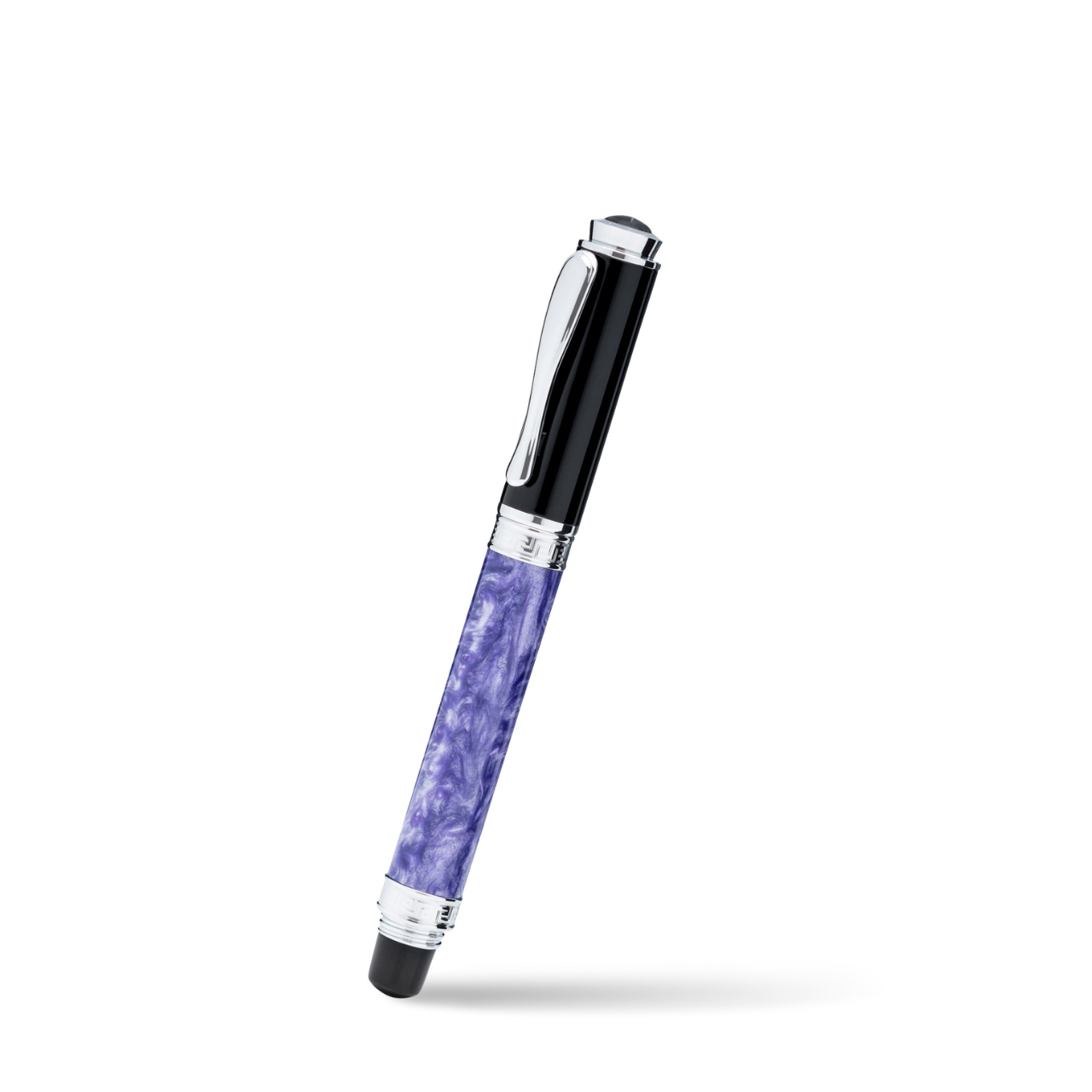 Vanderbilt New York | Roller Ball | Luxury Pens | Purple & Silver | German Ink | Men & Women | Manhattan Club Collection