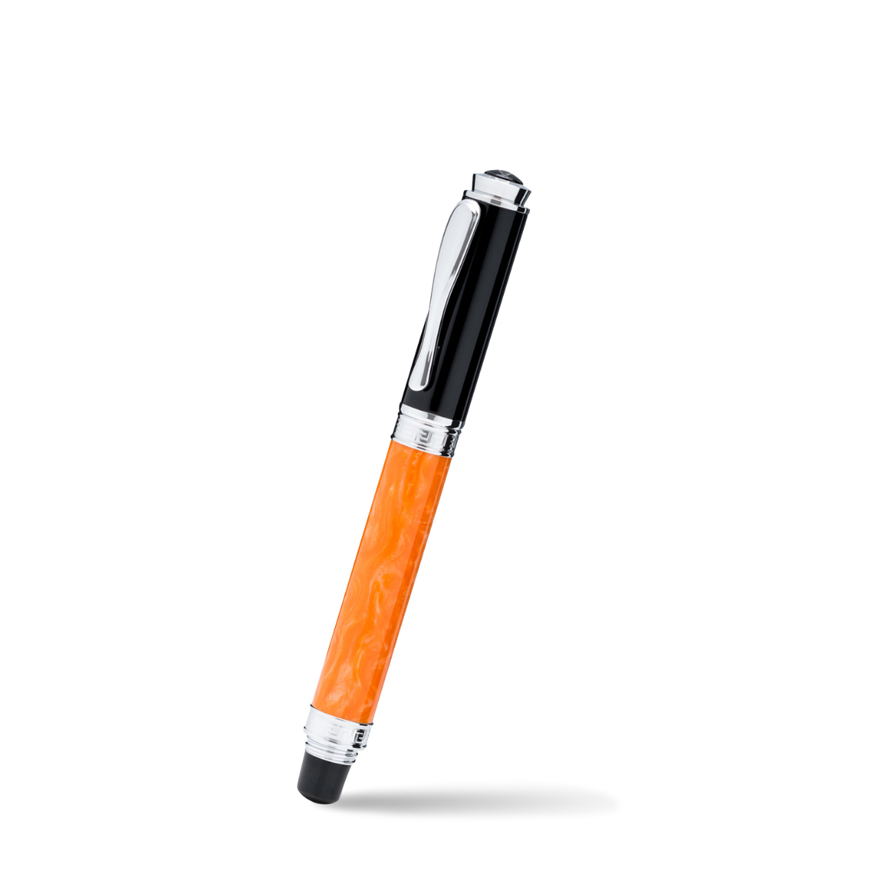 Vanderbilt New York | Roller Ball | Luxury Pens | Orange & Silver | German Ink | Men & Women | Manhattan Club Collection