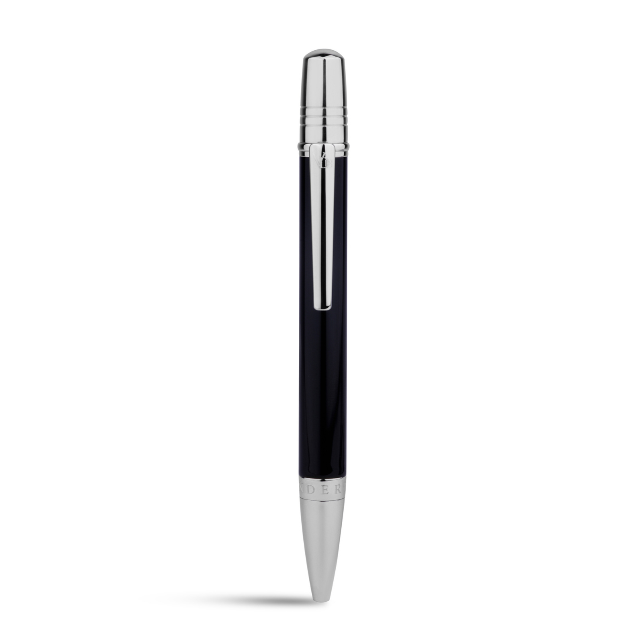 Vanderbilt New York | Roller Ball | Luxury Pens | Black & Silver | German Ink | Men & Women | Shakespeare Collection