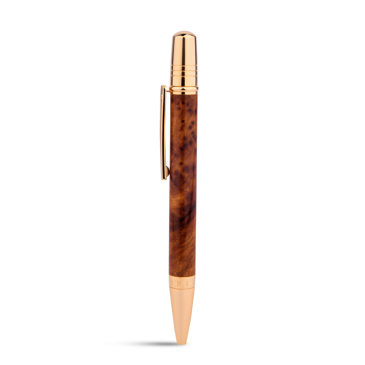 Vanderbilt New York | Roller Ball | Luxury Pens | Brown & Gold | German Ink | Men & Women | Shakespeare Collection