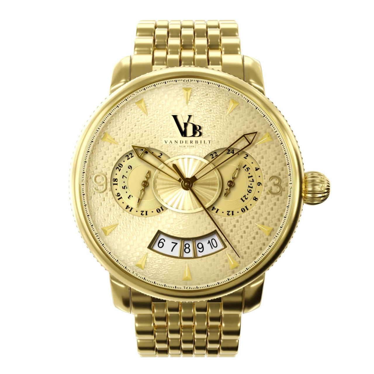 Vanderbilt New York | Analog | Luxury Watches | Gold | Stainless Steel Strap | Men | North Star Collection