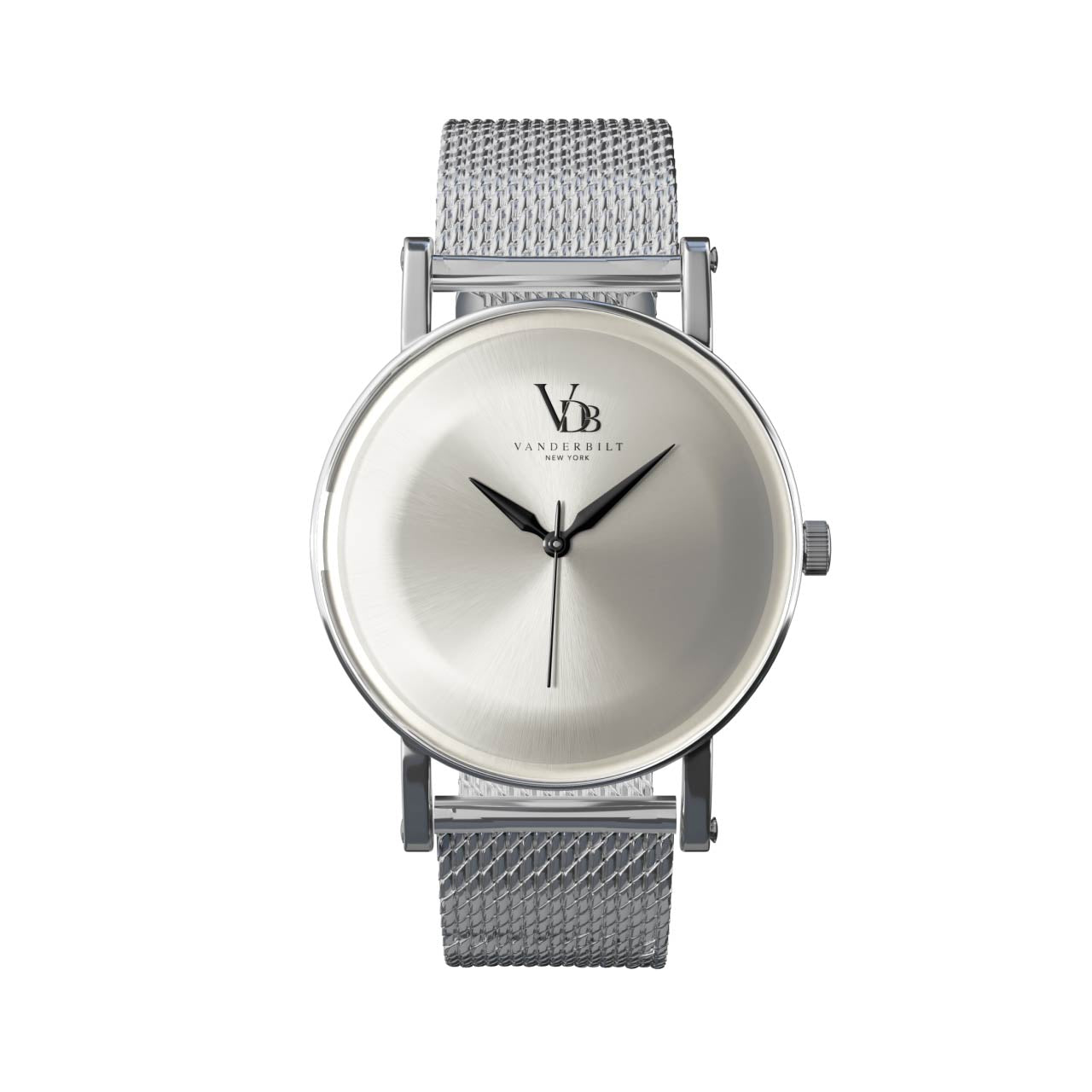 Vanderbilt New York | Analog | Luxury Watches | White & Silver | Mesh Strap | Women | Metro S Collection