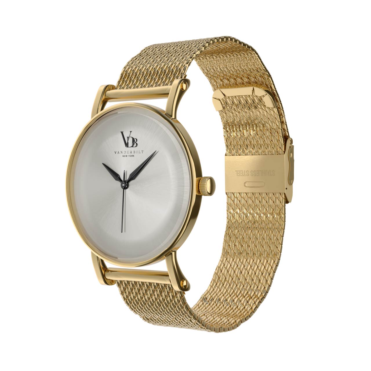 Vanderbilt New York | Analog | Luxury Watches | Silver & Gold | Mesh Strap | Women | Metro S Collection