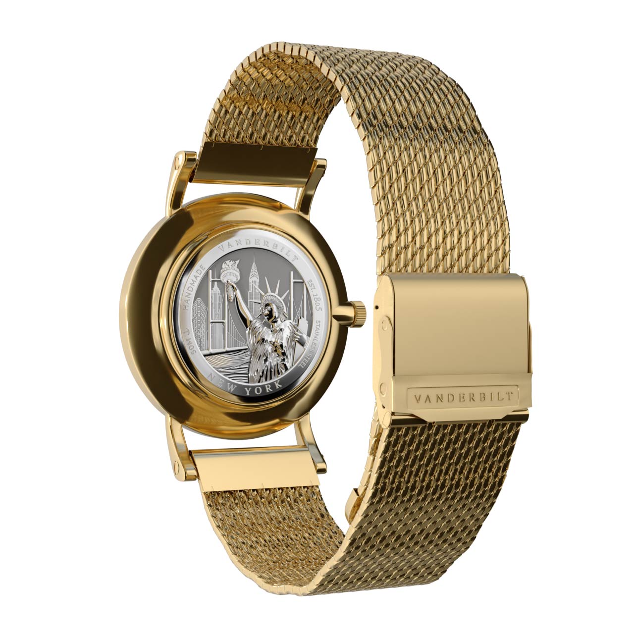 Vanderbilt New York | Analog | Luxury Watches | Silver & Gold | Mesh Strap | Women | Metro S Collection