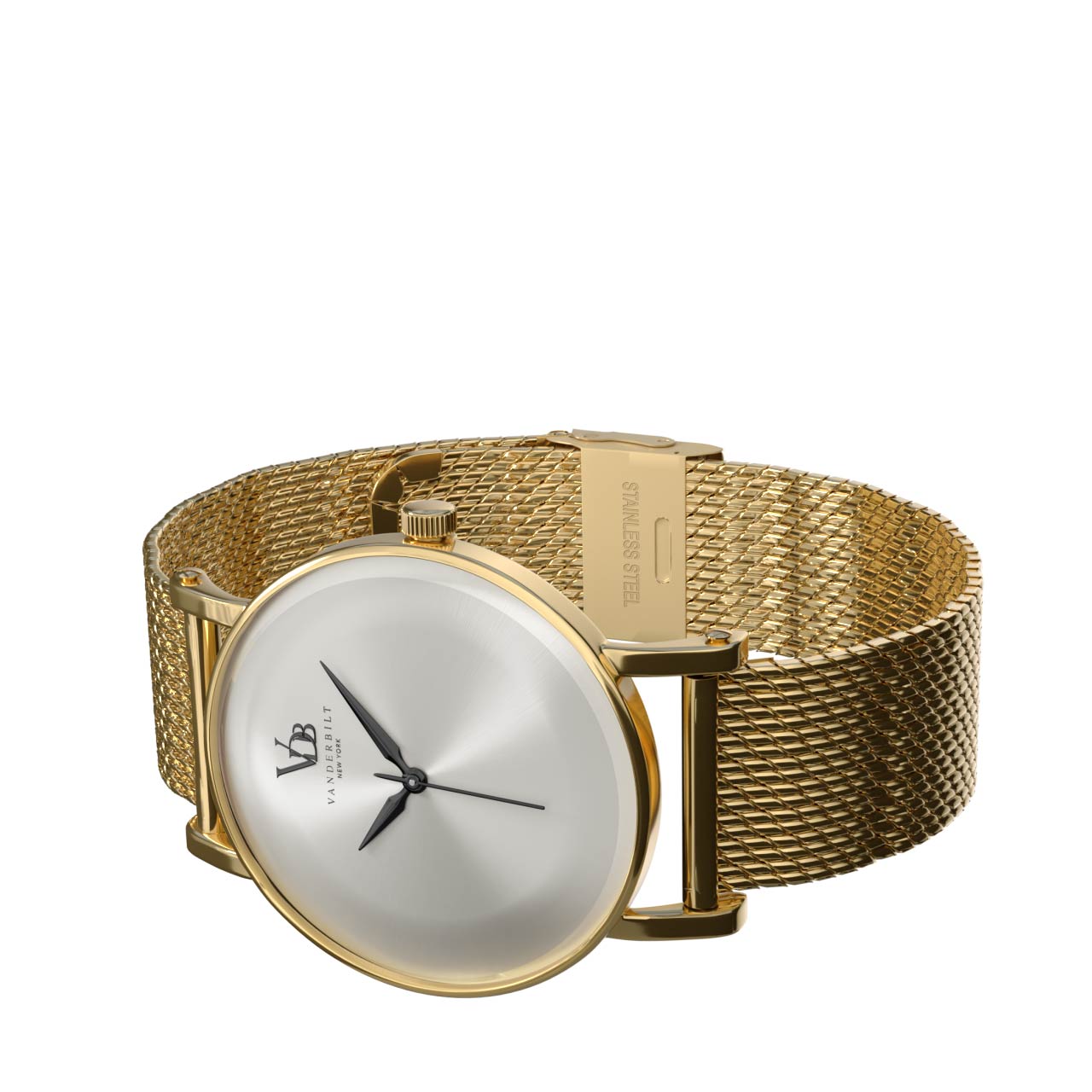 Vanderbilt New York | Analog | Luxury Watches | Silver & Gold | Mesh Strap | Women | Metro S Collection