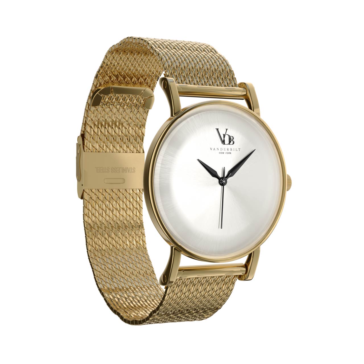 Vanderbilt New York | Analog | Luxury Watches | Silver & Gold | Mesh Strap | Women | Metro S Collection