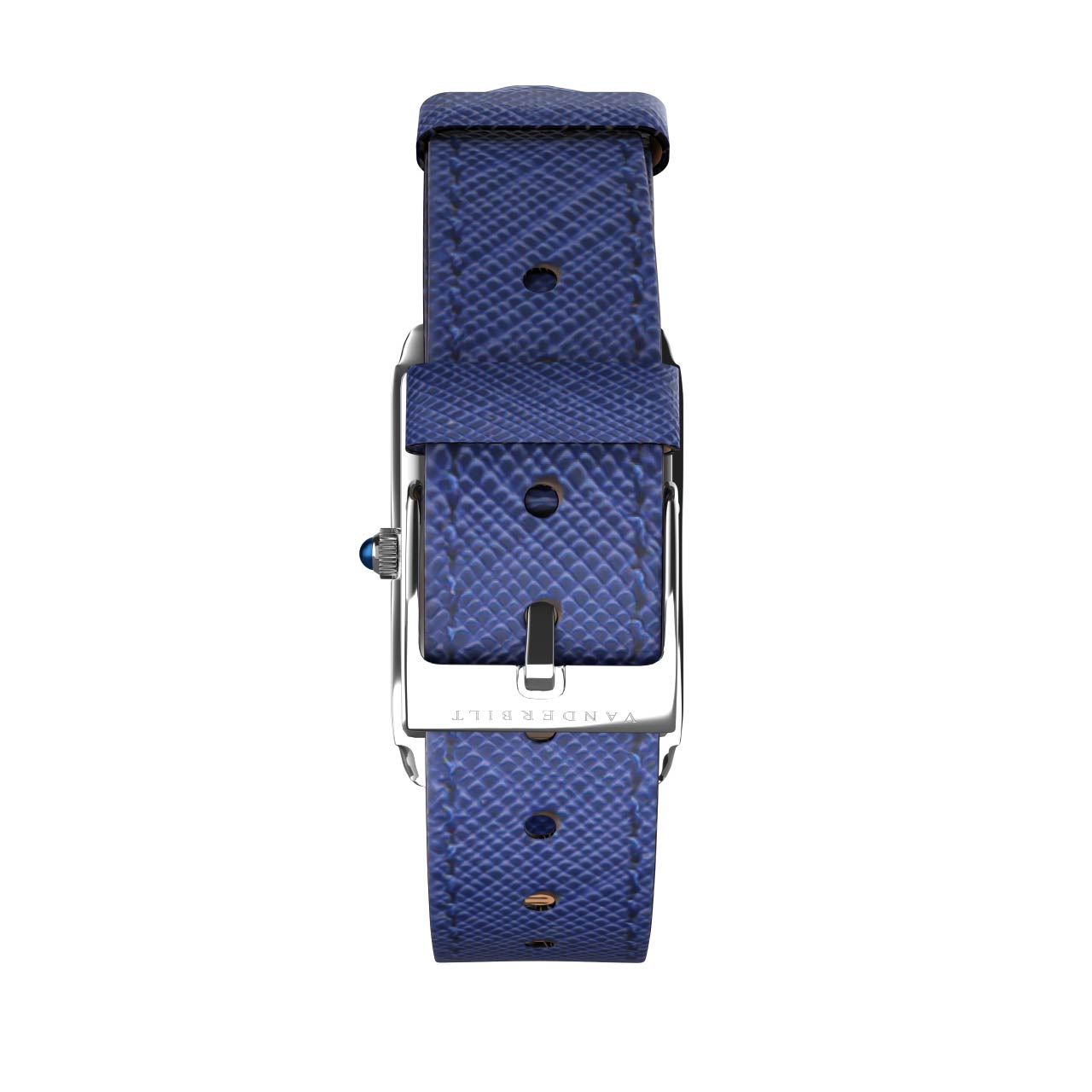 Vanderbilt New York | Analog | Luxury Watches | Blue & Silver | Leather Strap | Women | Time Square Collection