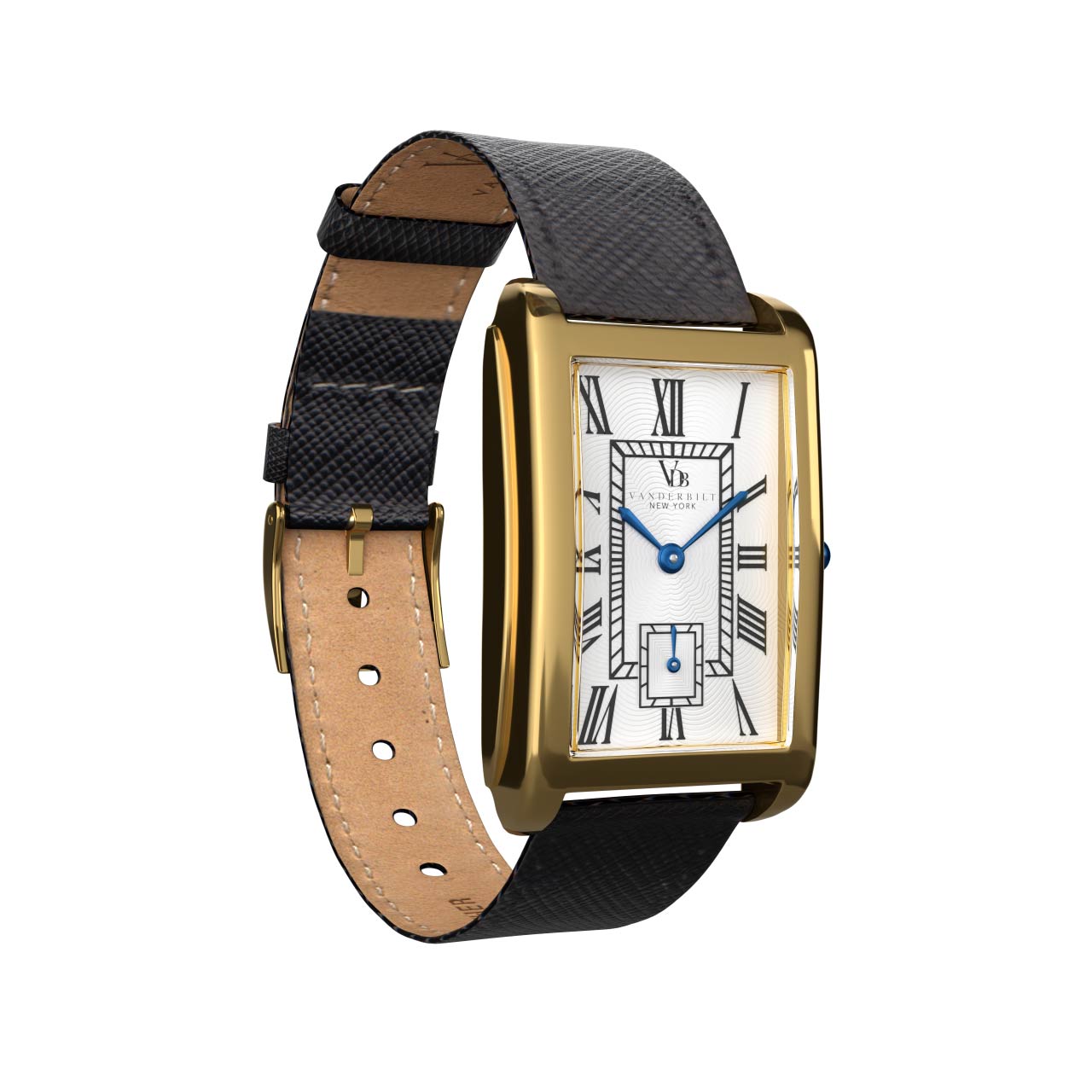 Vanderbilt New York | Analog | Luxury Watches | White & Gold | Leather Strap | Women | Time Square Collection