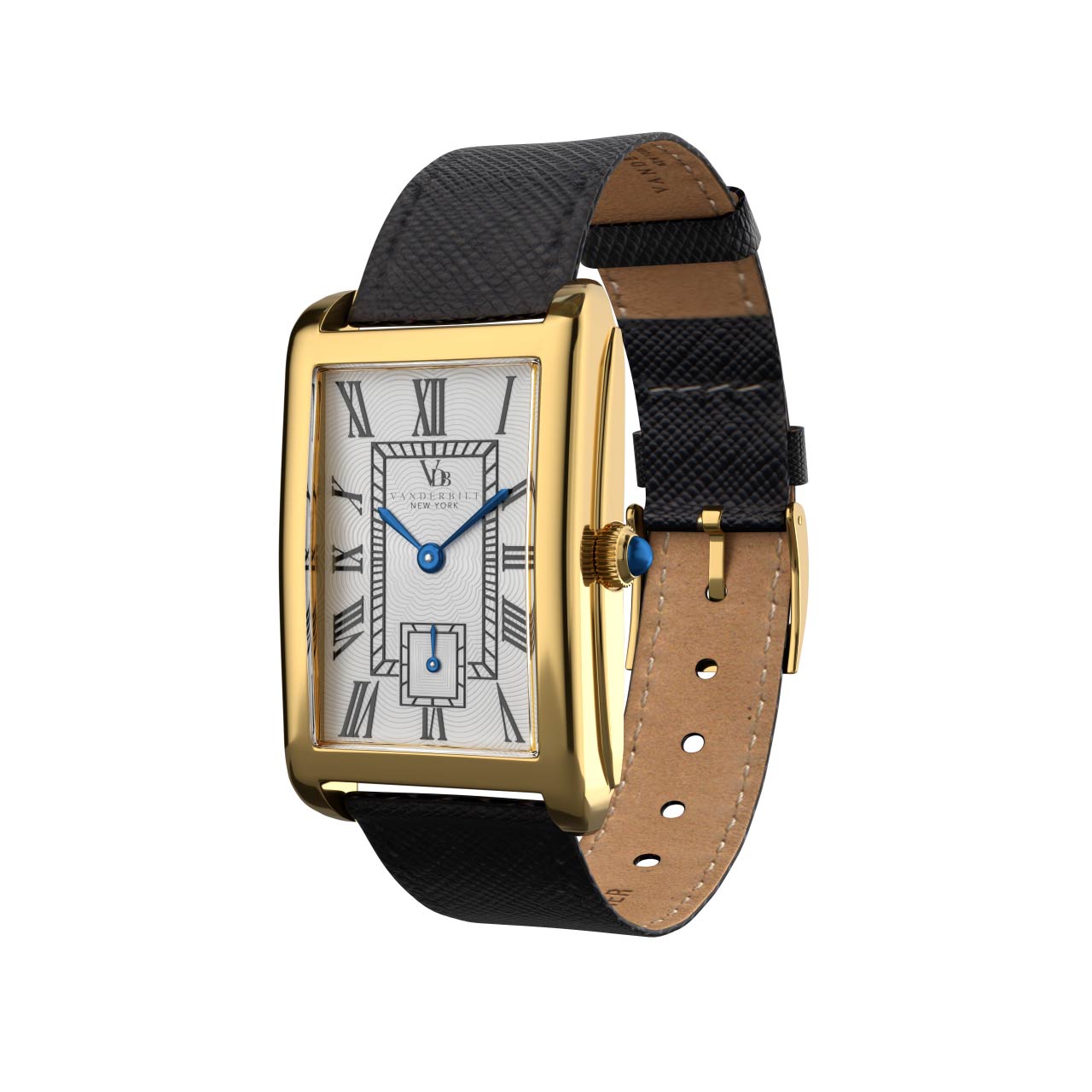 Vanderbilt New York | Analog | Luxury Watches | White & Gold | Leather Strap | Women | Time Square Collection