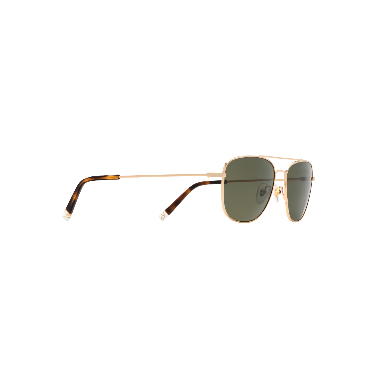 Vanderbilt New York | Aviator Square | Branded Latest & Stylish Sunglasses | Green & Gold| UV Protected | Men | California Collection