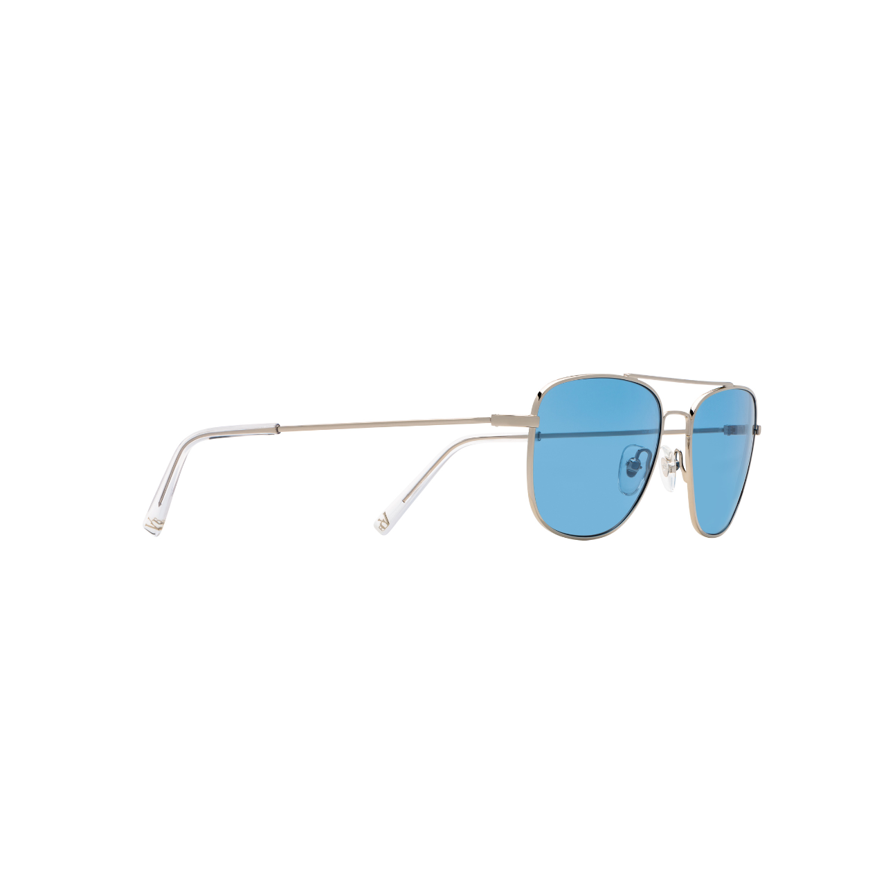 Vanderbilt New York | Aviator Square | Branded Latest & Stylish Sunglasses | Blue  & Silver | UV Protected | Men | California Collection