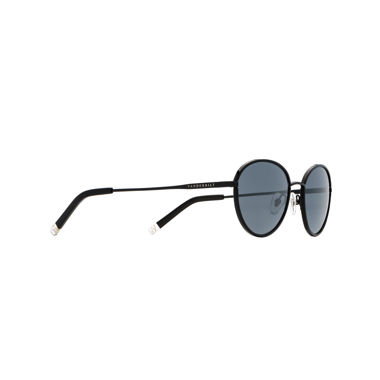 Vanderbilt New York | Oval | Branded Latest & Stylish Sunglasses | Grey & Black | UV Protected | Unisex| Boston Collection