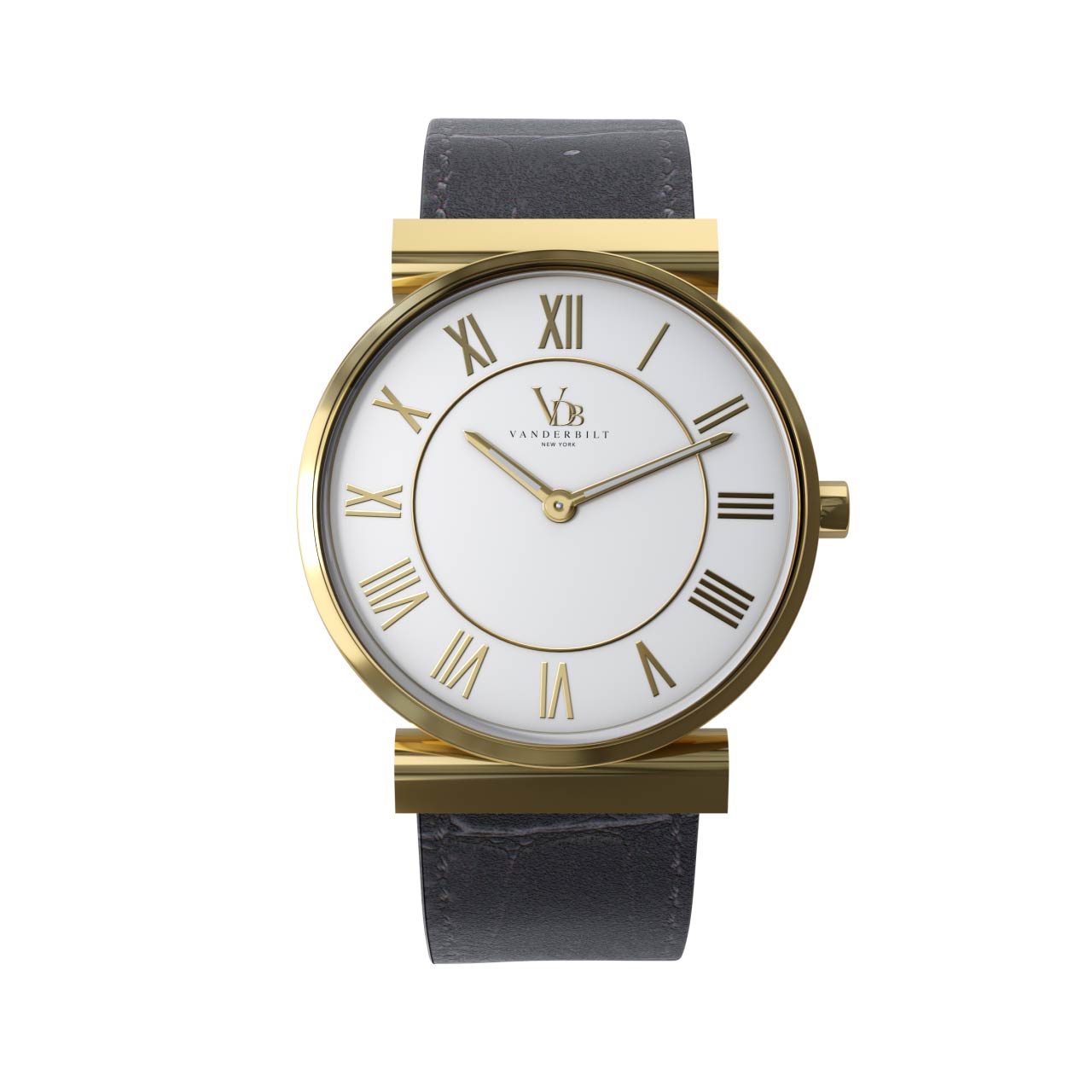 Vanderbilt New York | Analog | Luxury Watches | White & Gold | Leather Strap | Women | Whitney S Collection